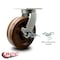 Service Caster 10'' Heavy Duty High Temp Phenolic Swivel Caster with Brake and Swivel Lock CRAN-SCC-KP92S1030-PHRHT-SLB-BSL - alternate 4
